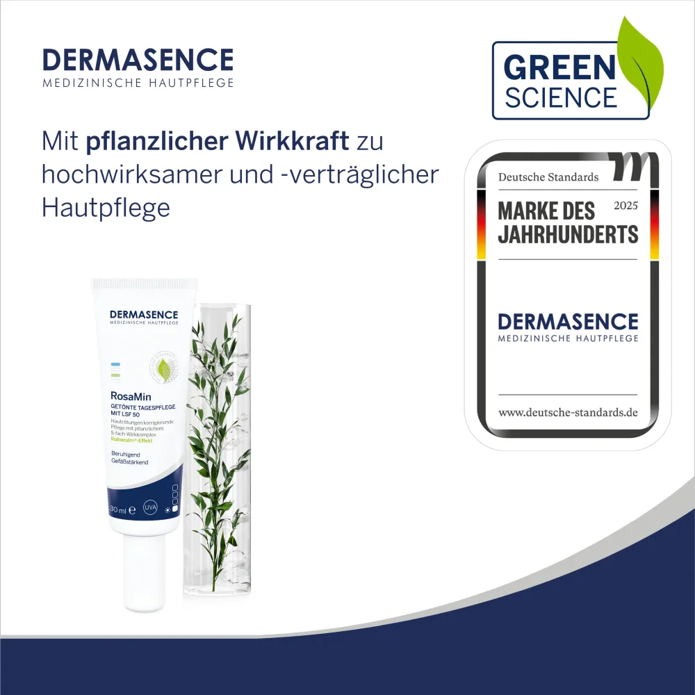 DERMASENCE RosaMin Getönte Tagespflege mit LSF 50