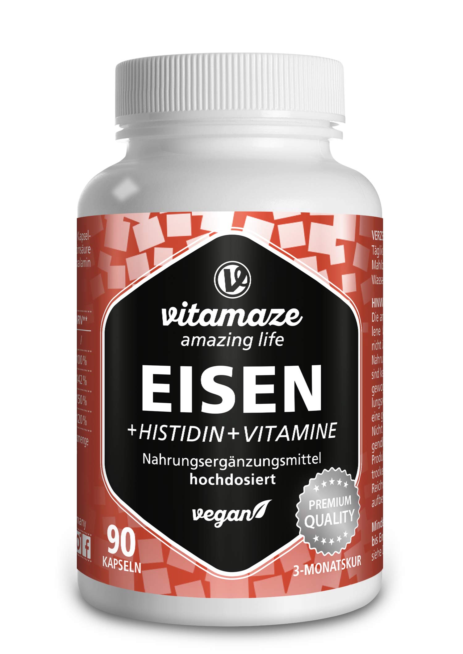 Eisen 20 mg + Histidin + Vitamine (90 St)