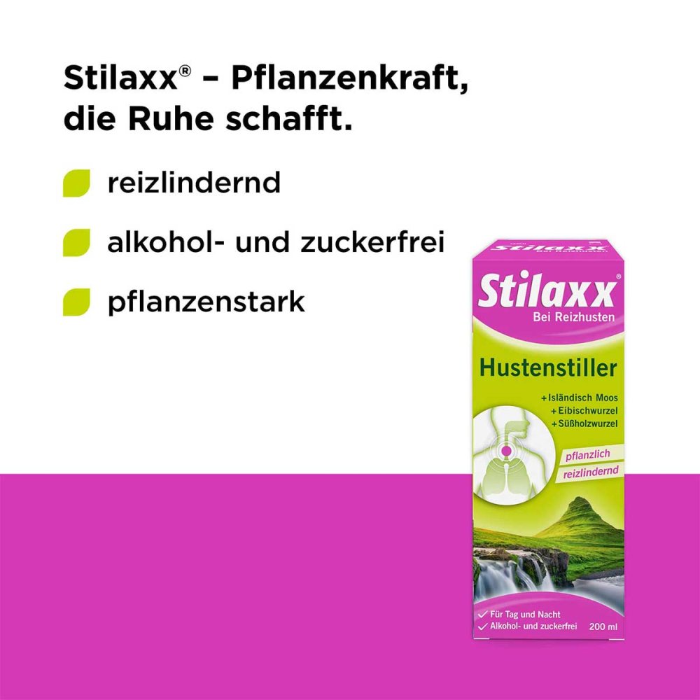 Stilaxx Hustenstiller Isländisch Moos Erwachsene (200 ml)
