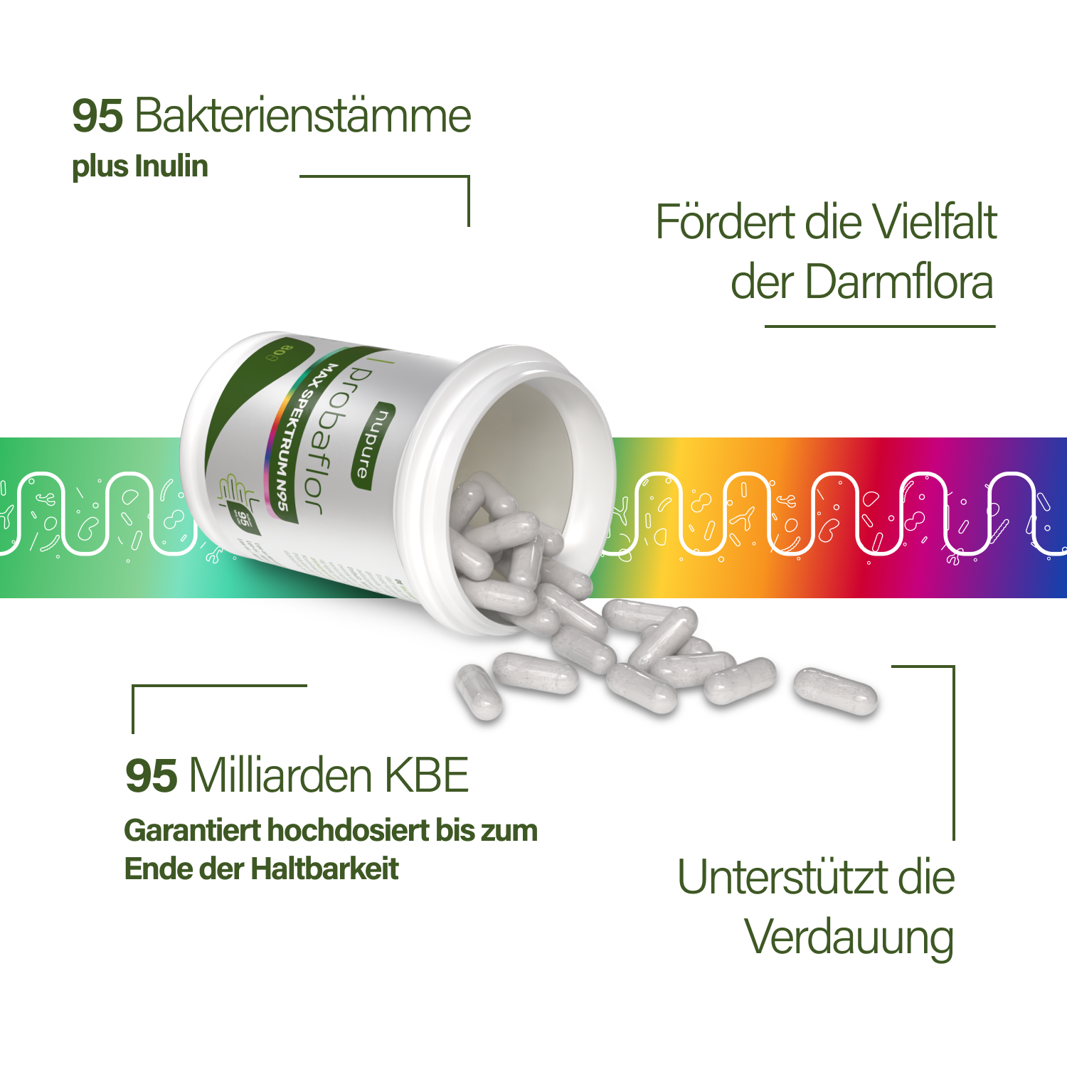 Nupure Probaflor MAX SPEKTRUM N95 (80 St)