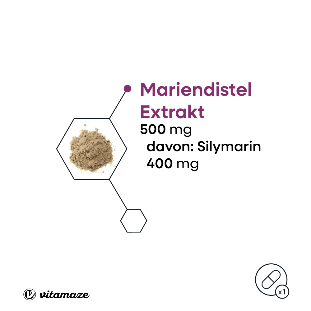 Mariendistel Extrakt 500 mg hochdosiert (90 St. )