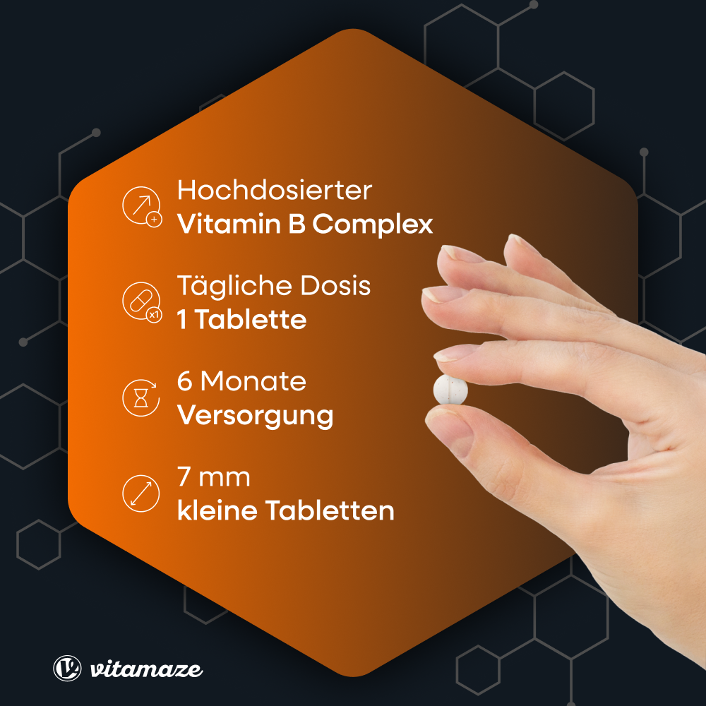 Vitamin B Komplex hochdosiert (180 St)