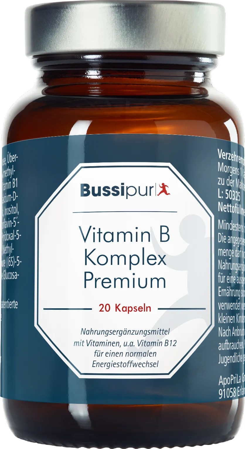 Bussipur Vitamin B Komplex Premium (20 Kapseln)