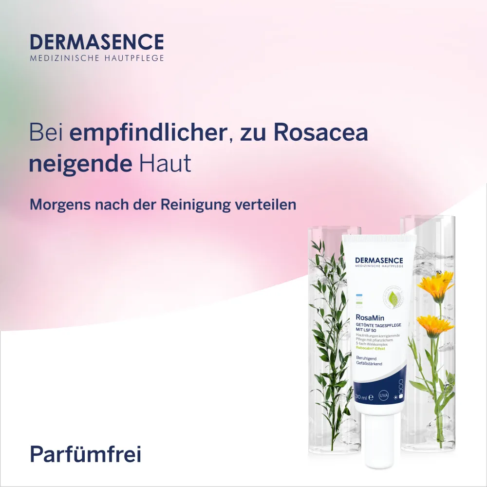 DERMASENCE RosaMin Getönte Tagespflege mit LSF 50