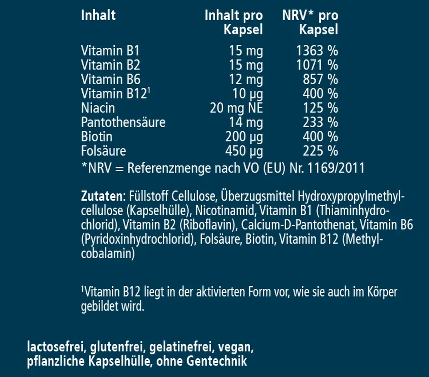 Bussipur Vitamin B Komplex F (90 Kapseln)