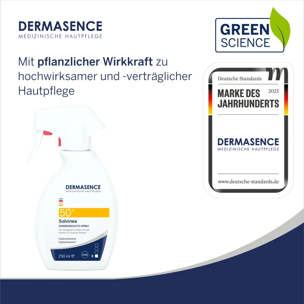 DERMASENCE Solvinea Sonnenschutz Spray LSF 50+ (250ml)