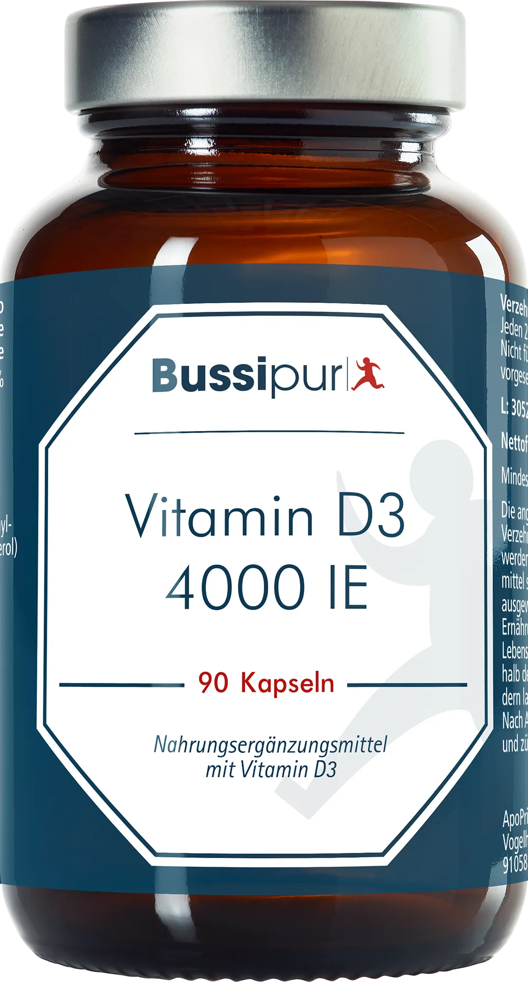 Bussipur Vitamin D3 400 IE (90 Kapseln)