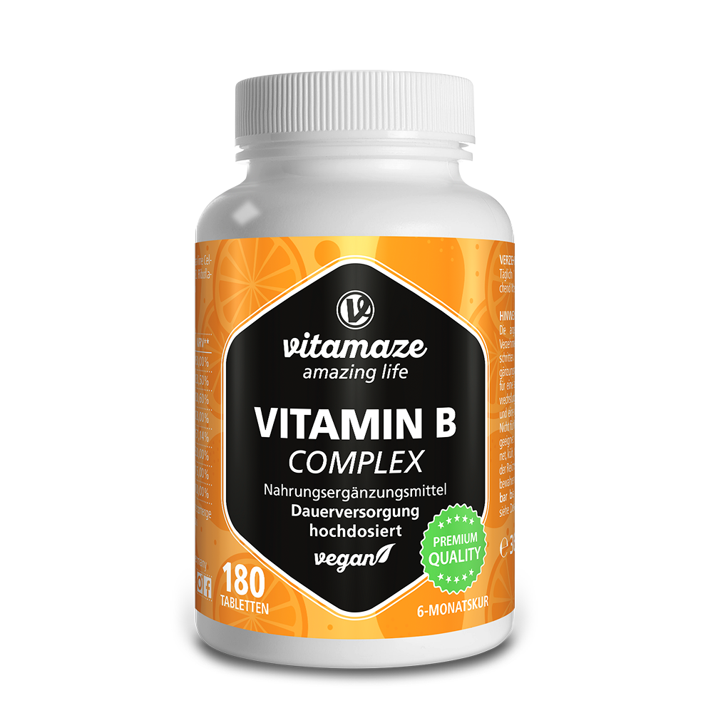 Vitamin B Komplex hochdosiert (180 St)