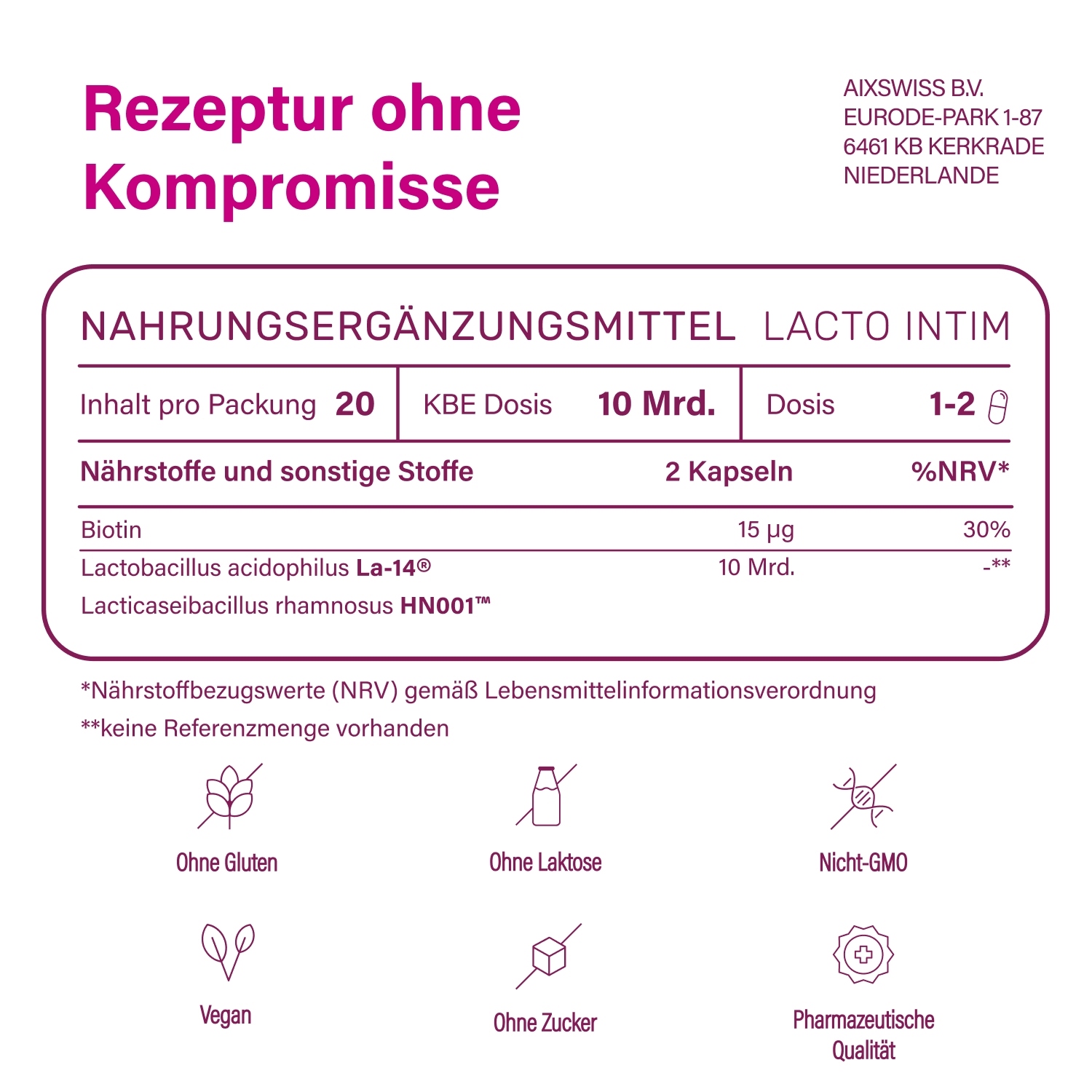 Nupure Lacto intim (20 St)