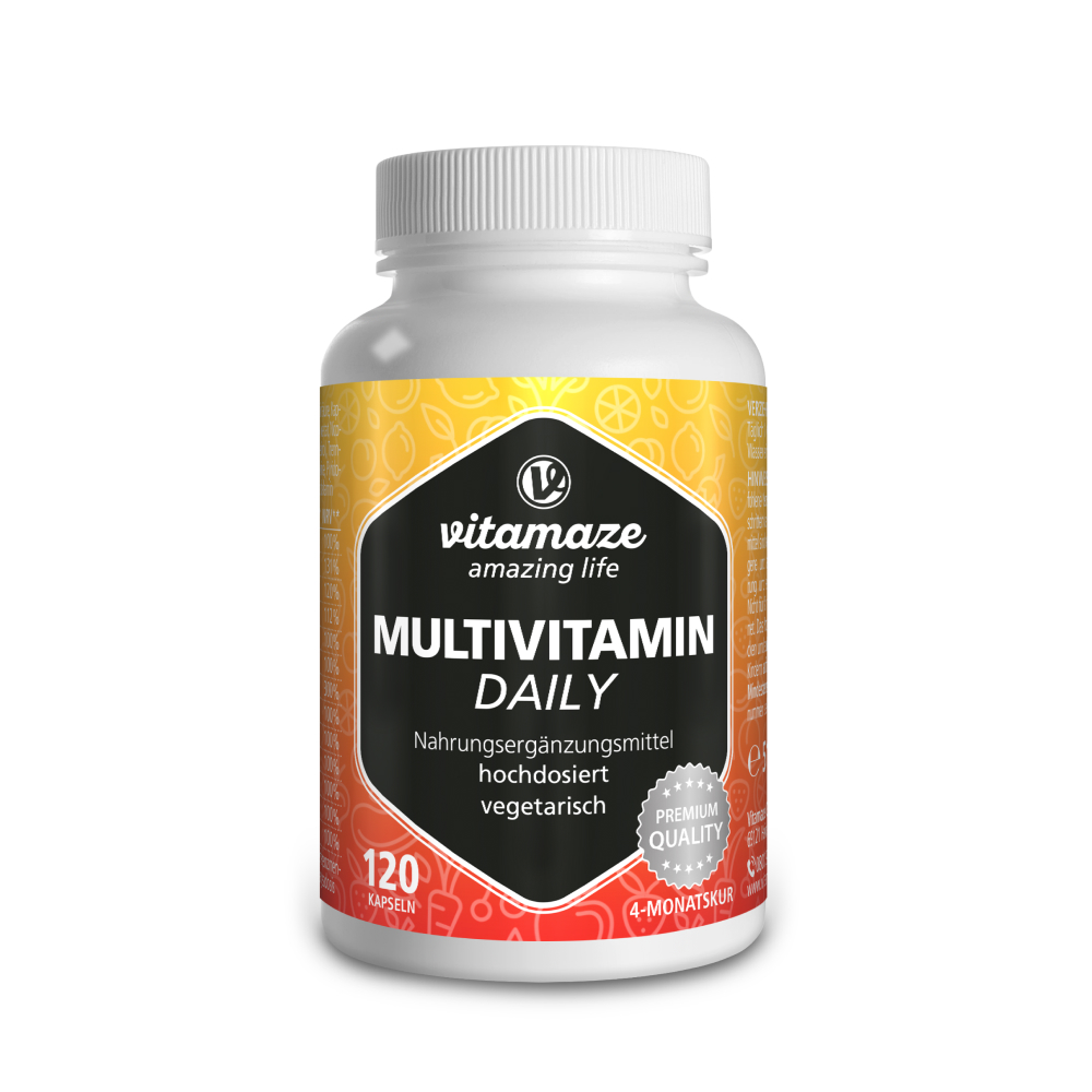 Multivitamin hochdosiert (ohne Jod) (120 St)