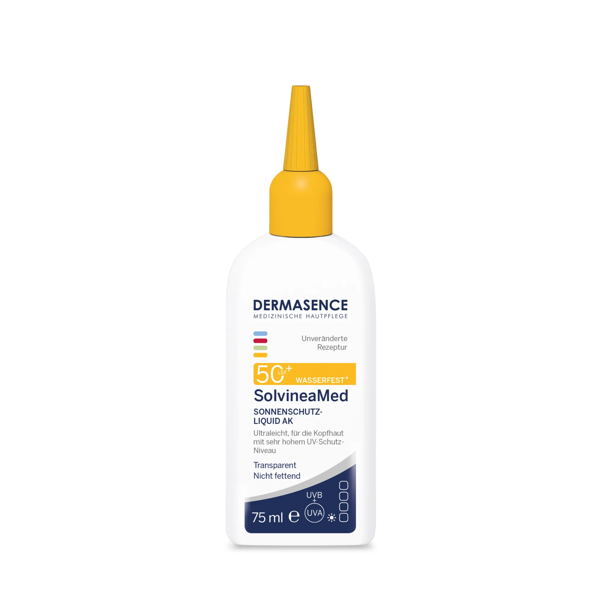 DERMASENCE SolvineaMed Sonnenschutz-Liquid AK LSF 50+ (75 ml)