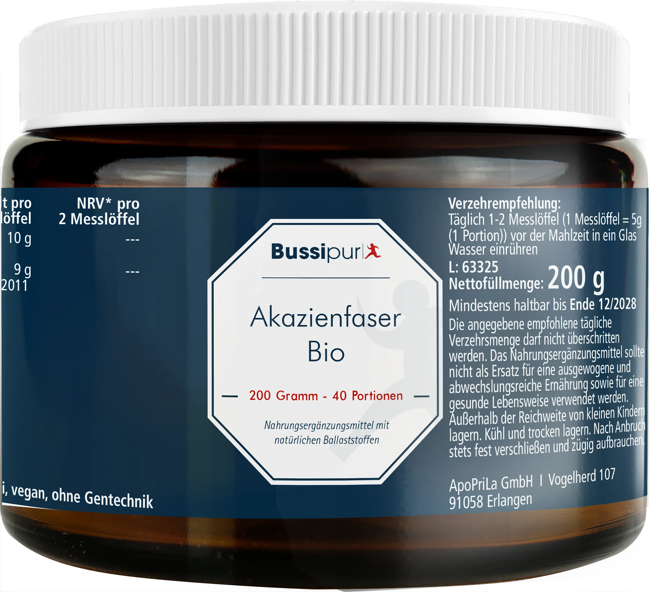 Bussipur Akazienfaser Bio (200 g)