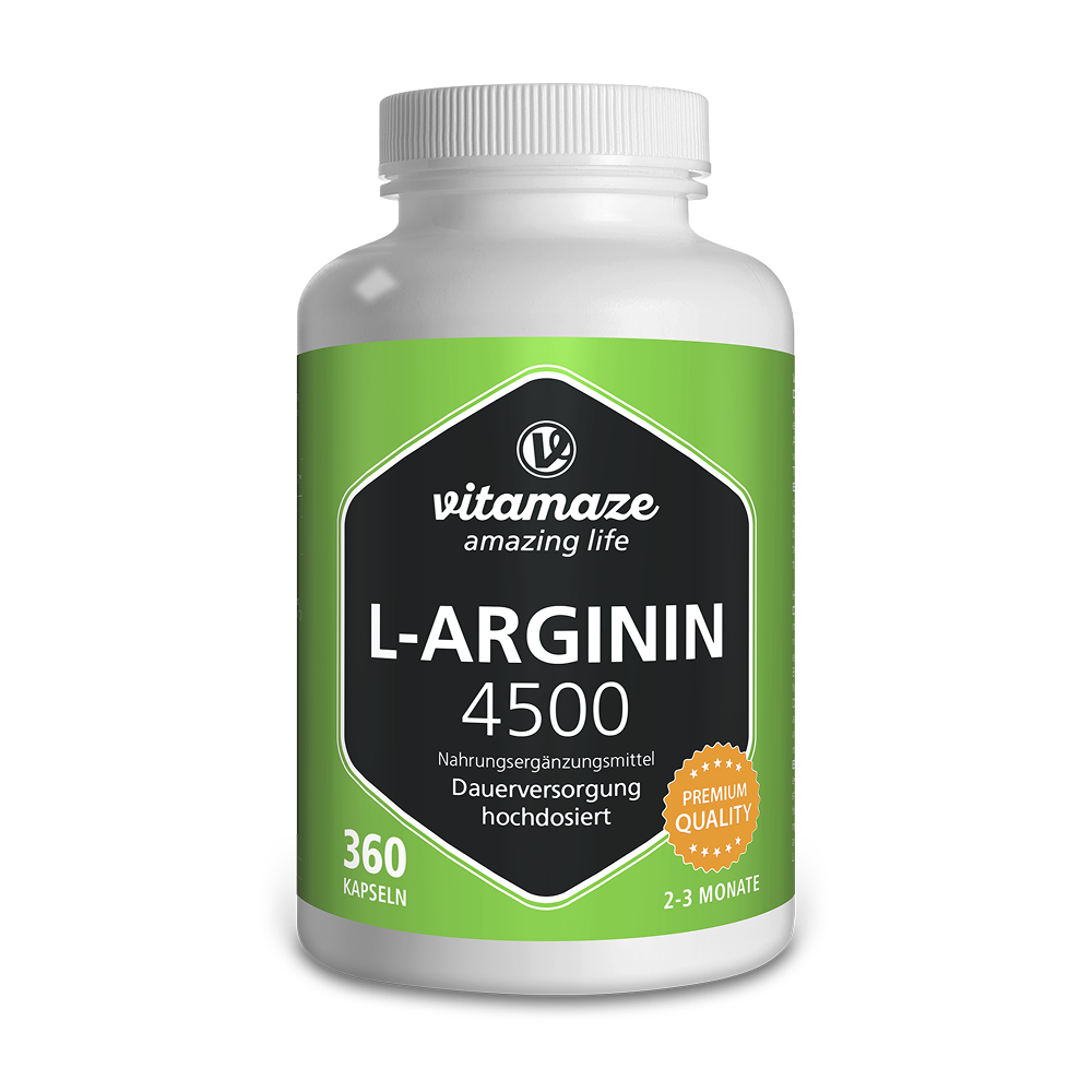L-Arginin 4.500 hochdosiert (360 St)