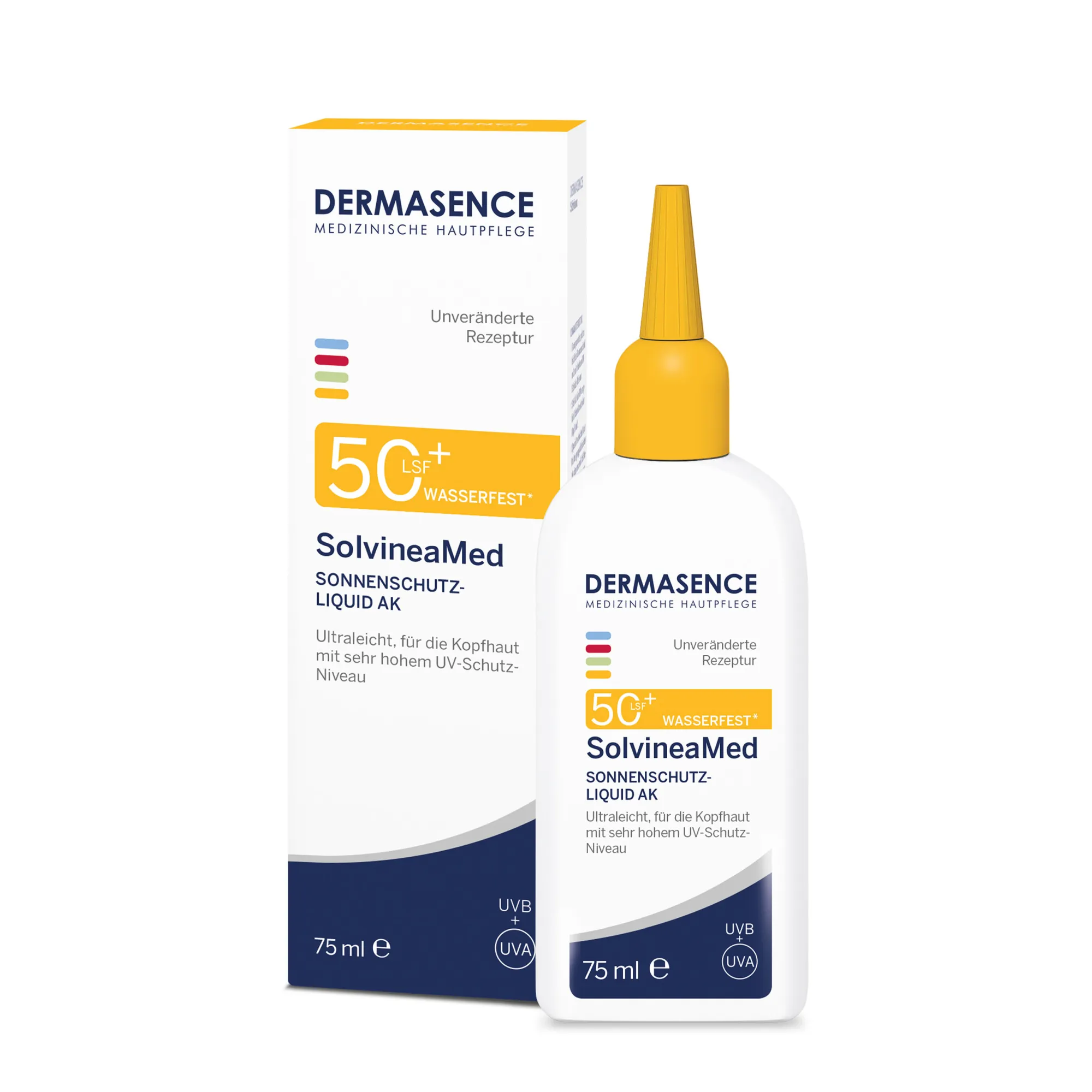 DERMASENCE SolvineaMed Sonnenschutz-Liquid AK LSF 50+ (75 ml)