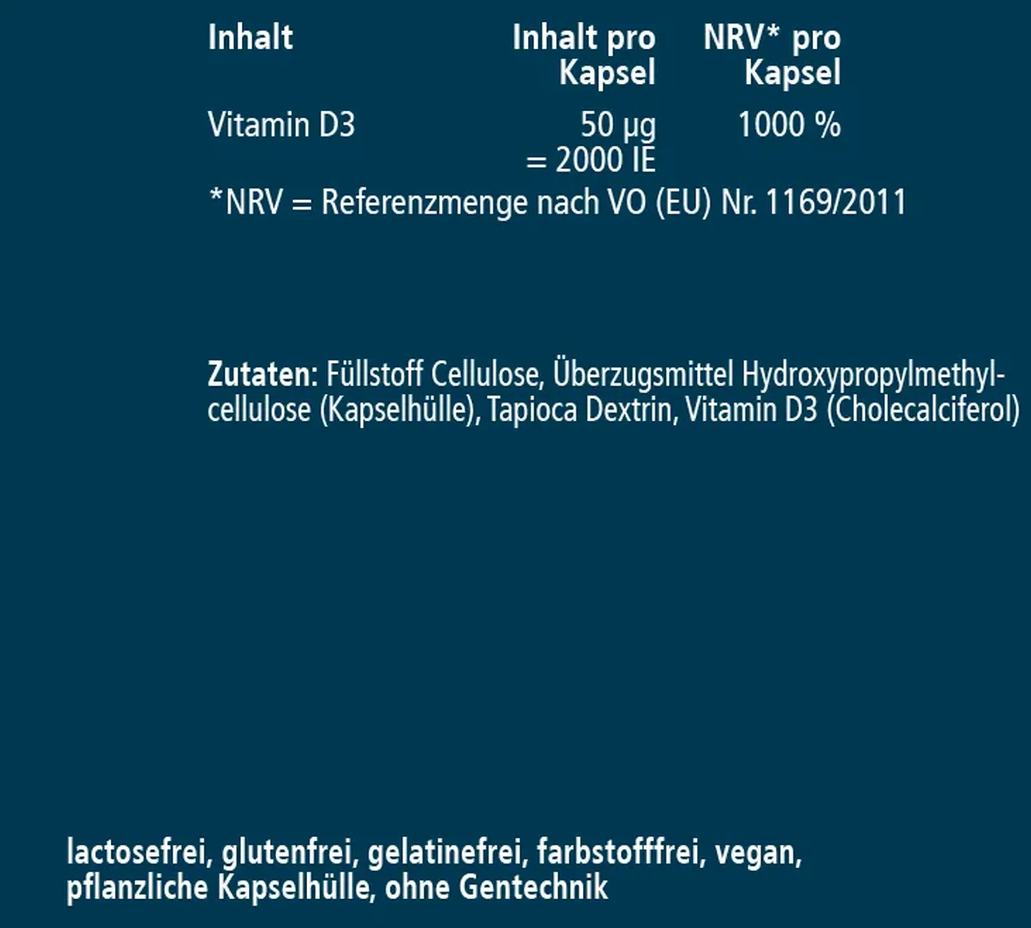 Bussipur Vitamin D3 2000 IE (90 Kapseln)