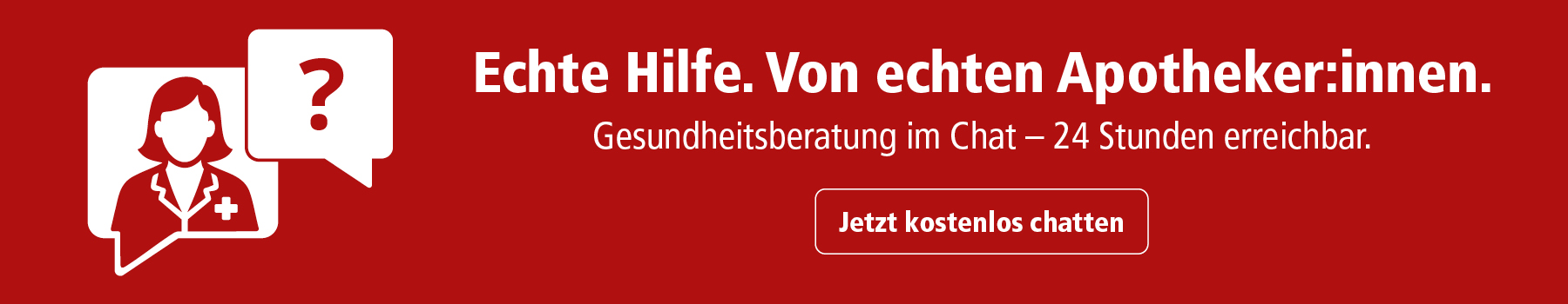 Frag die Apotheke – Live Chat