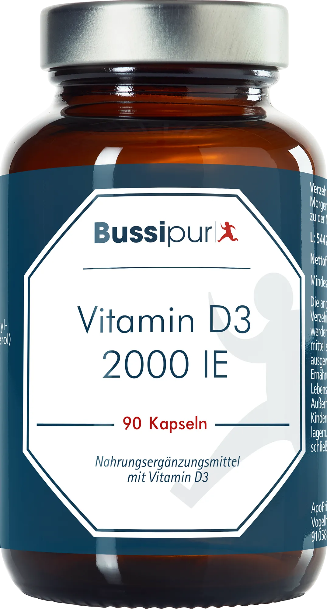 Bussipur Vitamin D3 2000 IE (90 Kapseln)