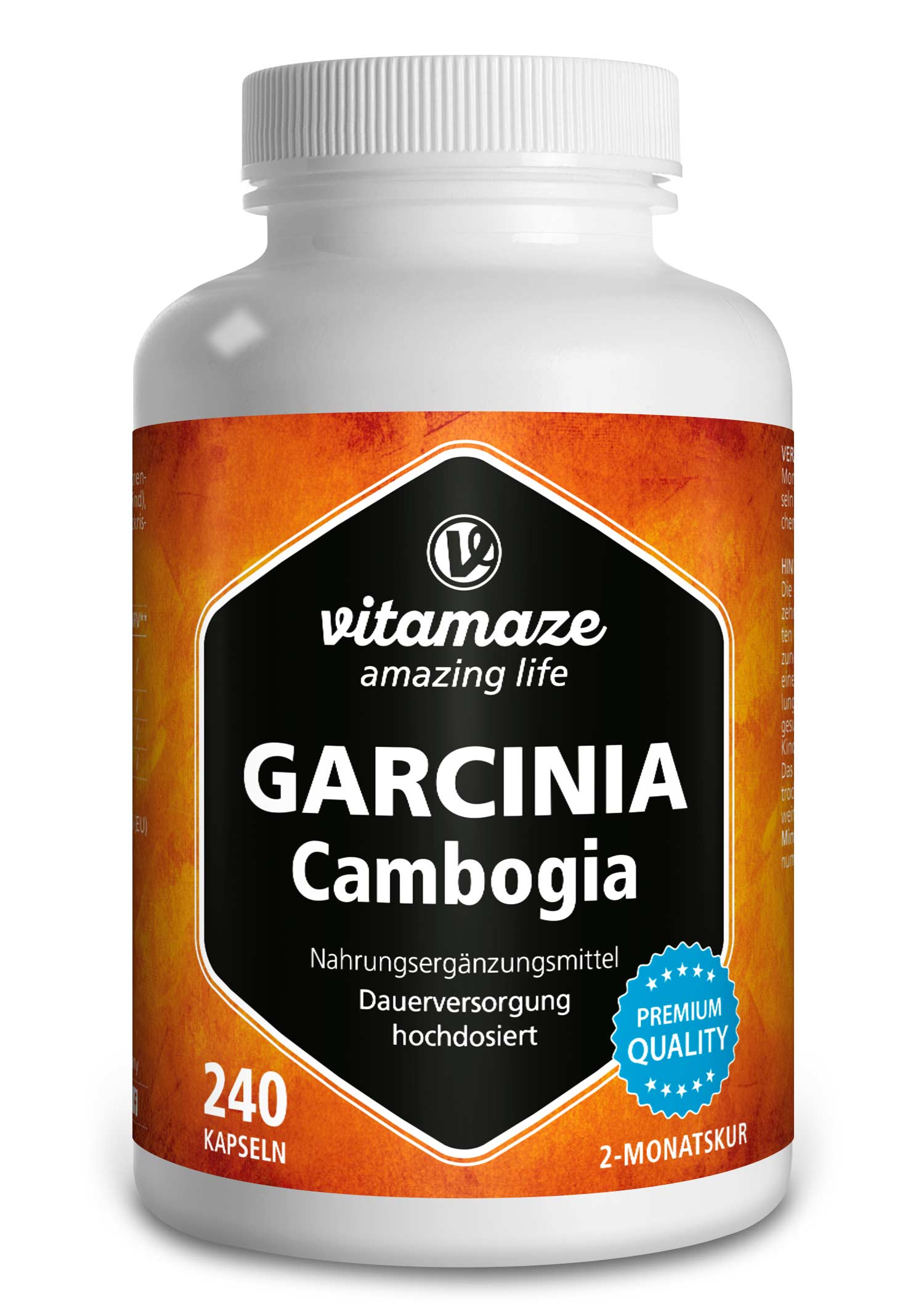 Garcinia Cambogia hochdosiert + Cholin (240 St)
