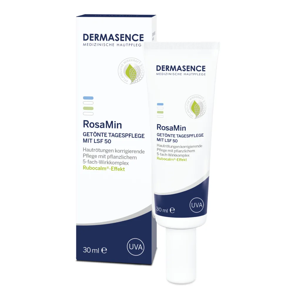 DERMASENCE RosaMin Getönte Tagespflege mit LSF 50 (30 ml)