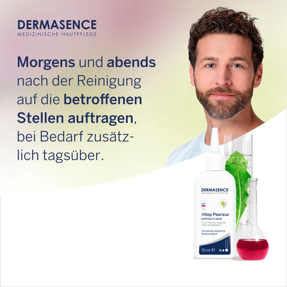 DERMASENCE Vitop Psoricur Kopfhaut-Liquid