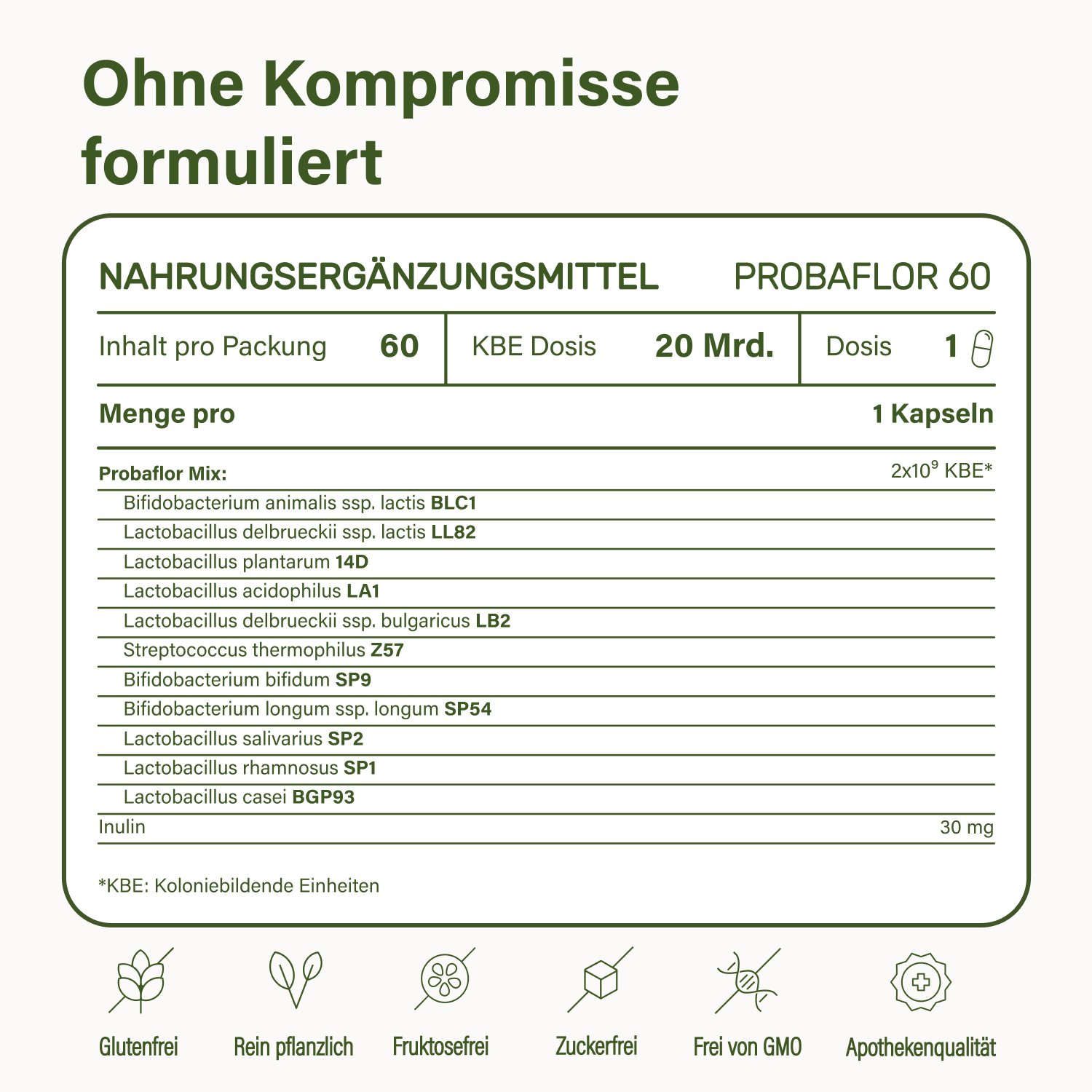 Nupure probaflor (60 St)