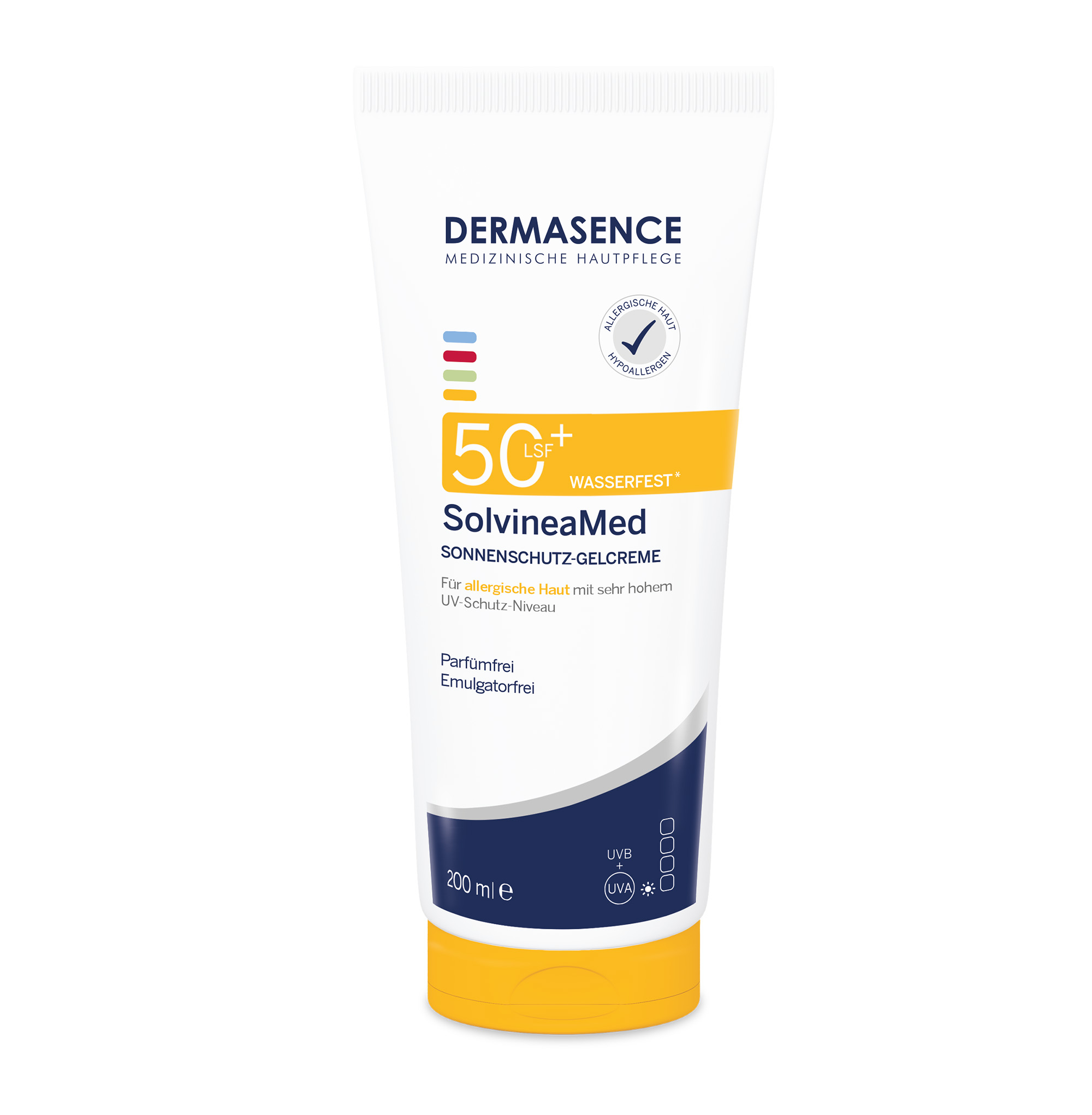 DERMASENCE SolvineaMed Sonnenschutz-Gelcreme LSF 50+ (200 ml)