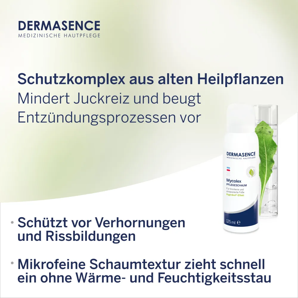 DERMASENCE Mycolex Pflegeschaum (125 ml)