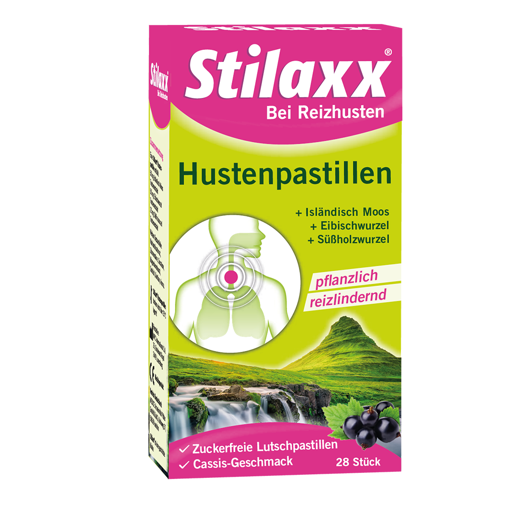 Stilaxx Hustenpastillen Isländisch Moos (28 Stk)
