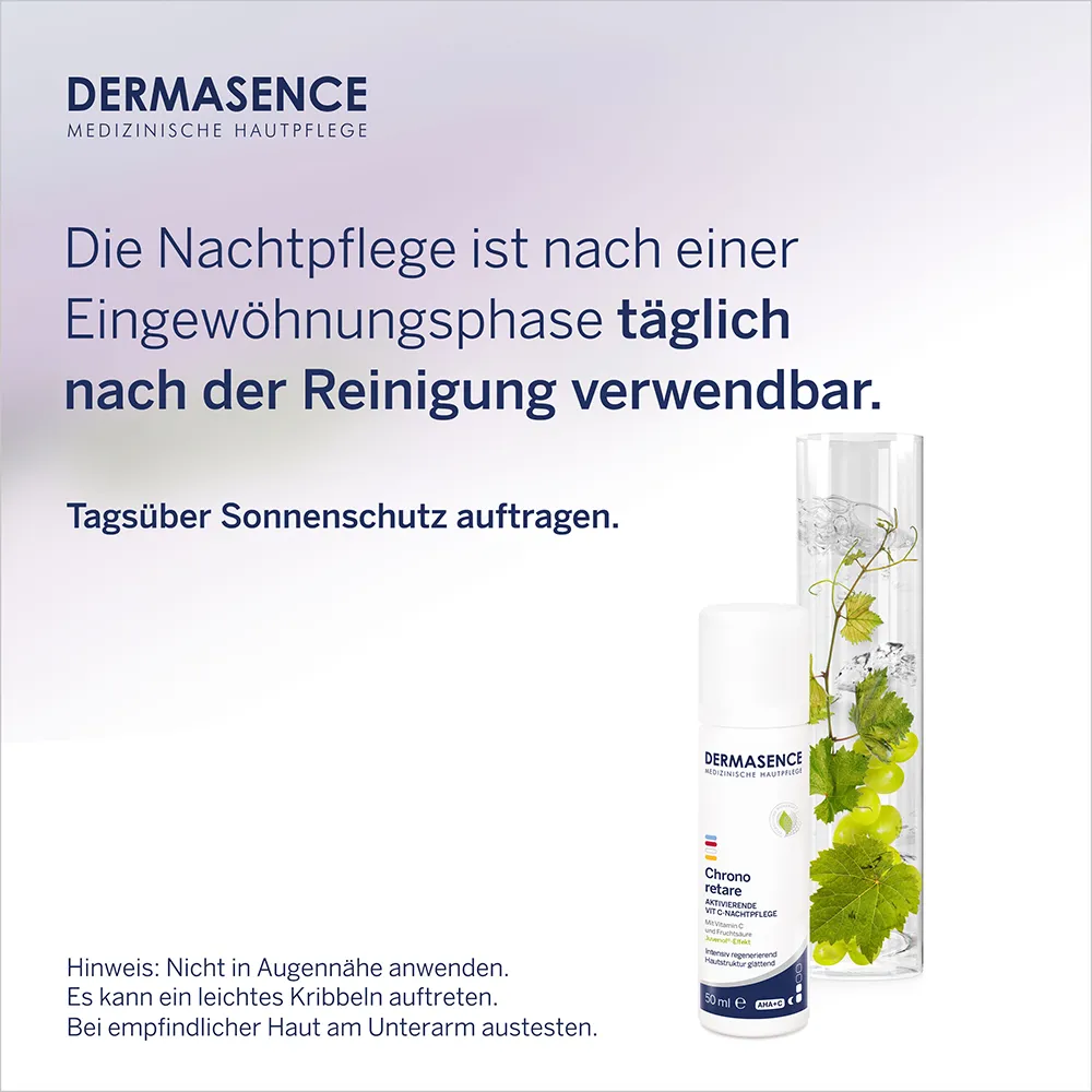 DERMASENCE Chrono retare Aktivierende VIT C-Nachtpflege (50 ml)