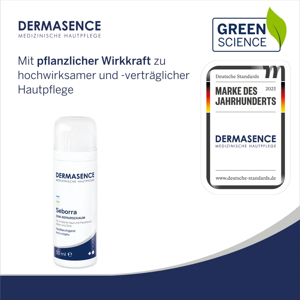 DERMASENCE Seborra Zink-Repairschaum (50 ml)