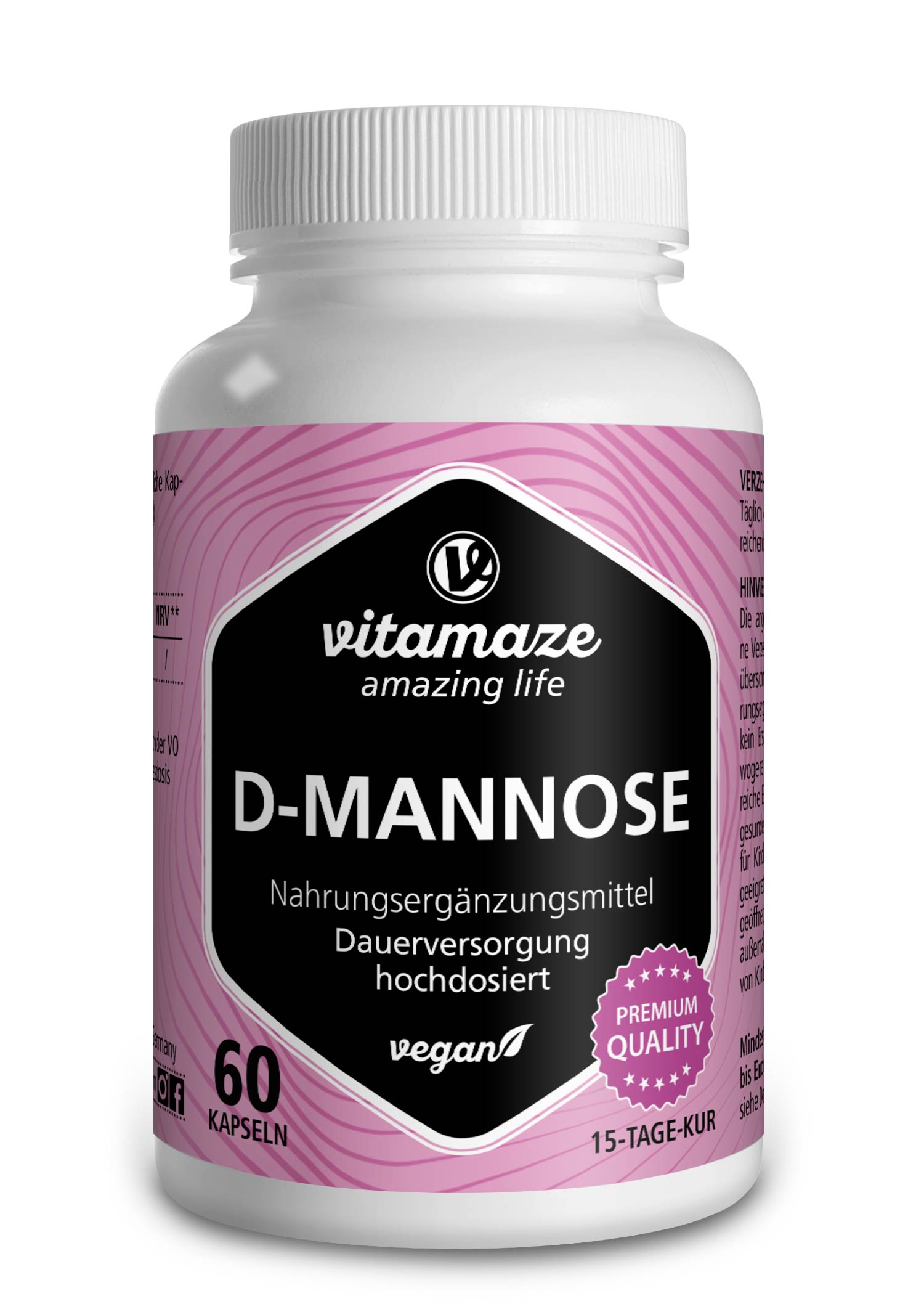 D-Mannose 500 mg hochdosiert (60 St)