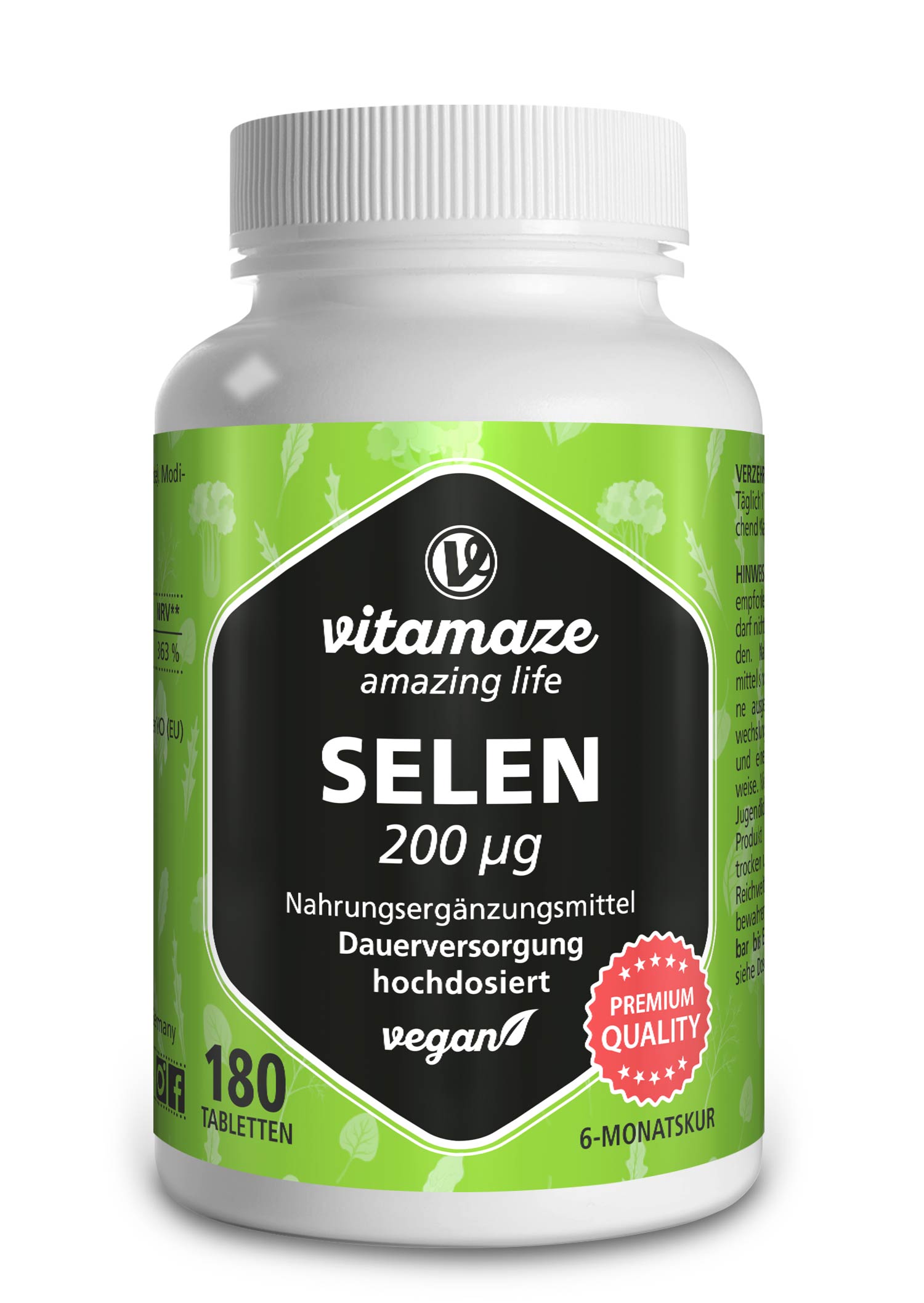 Selen 200 µg hochdosiert (180 St)