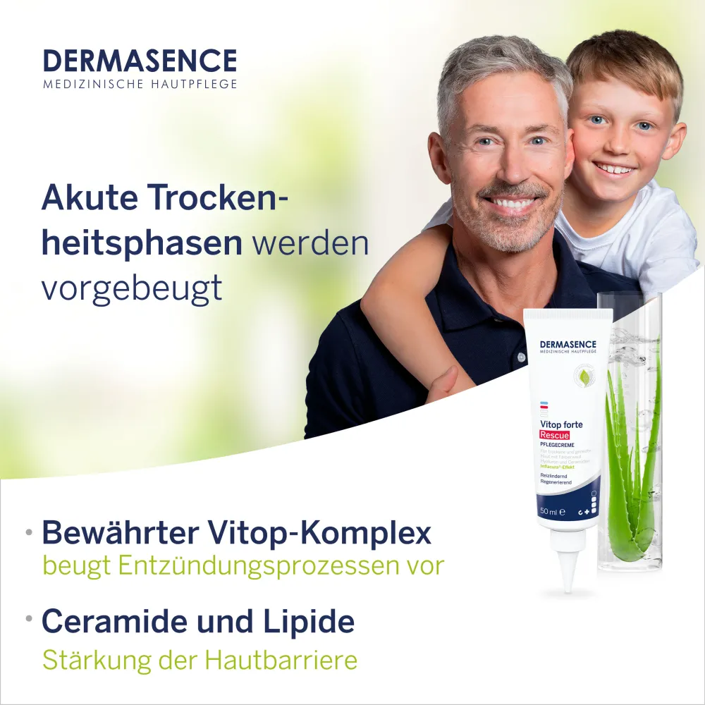 DERMASENCE Vitop forte Rescue Pflegecreme (50 ml)