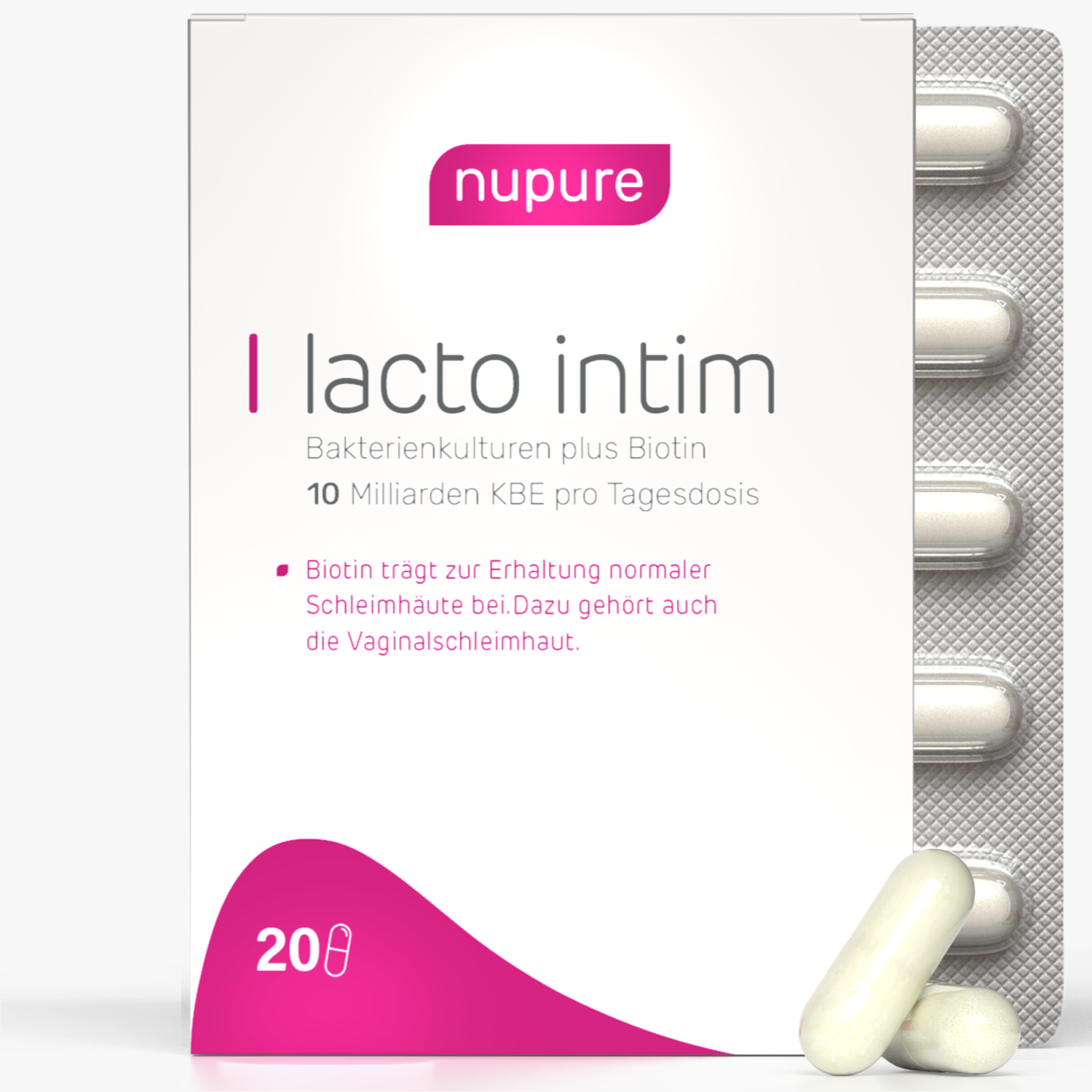 Nupure Lacto intim (20 St)