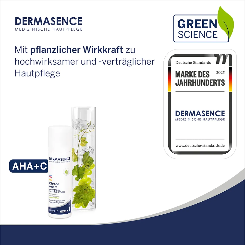 DERMASENCE Chrono retare Aktivierende VIT C-Nachtpflege (50 ml)
