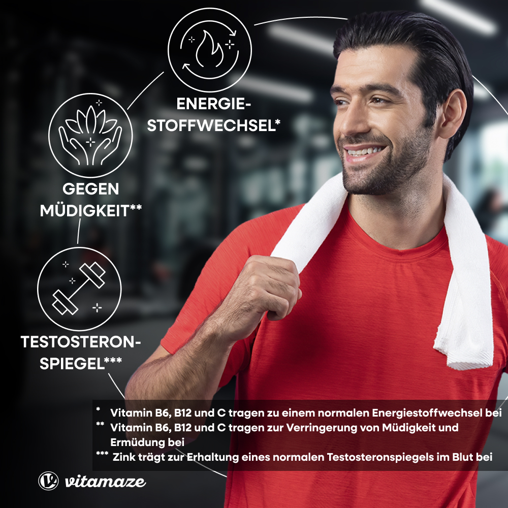 Maca 4000 hochdosiert + L-Arginin + Vitamine + Zink (240 St)