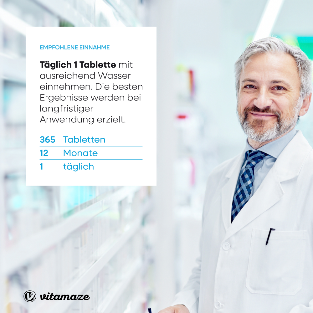 Biotin 10.000 µg hochdosiert + Zink + Selen (365 St)
