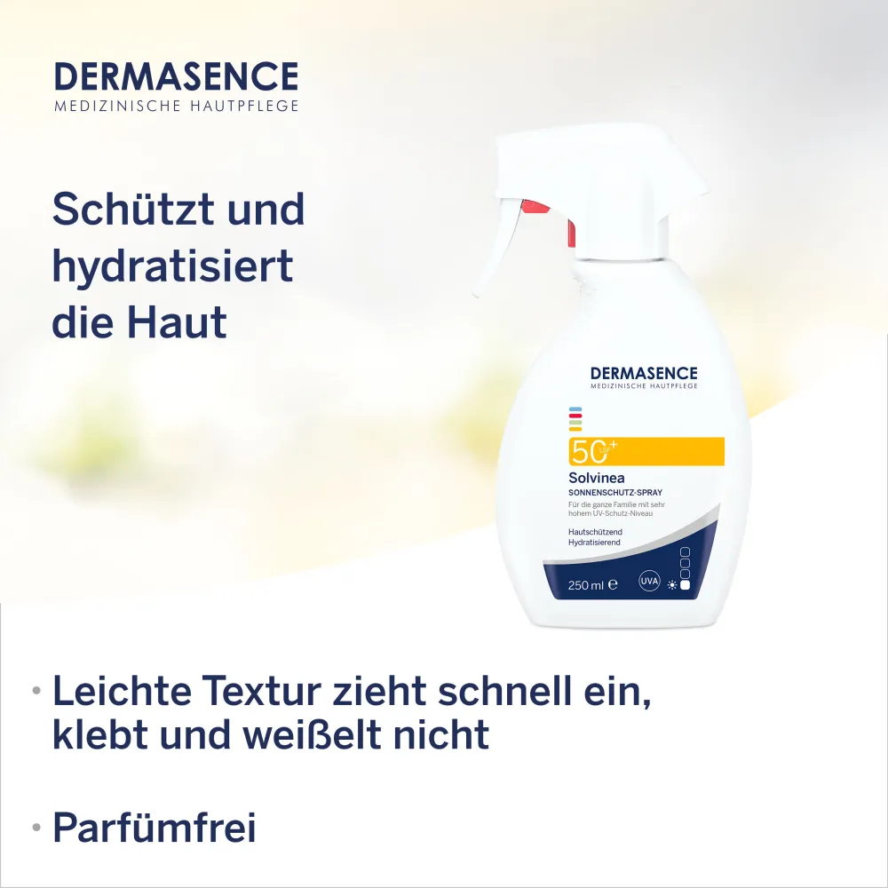 DERMASENCE Solvinea Sonnenschutz Spray LSF 50+ (250ml)