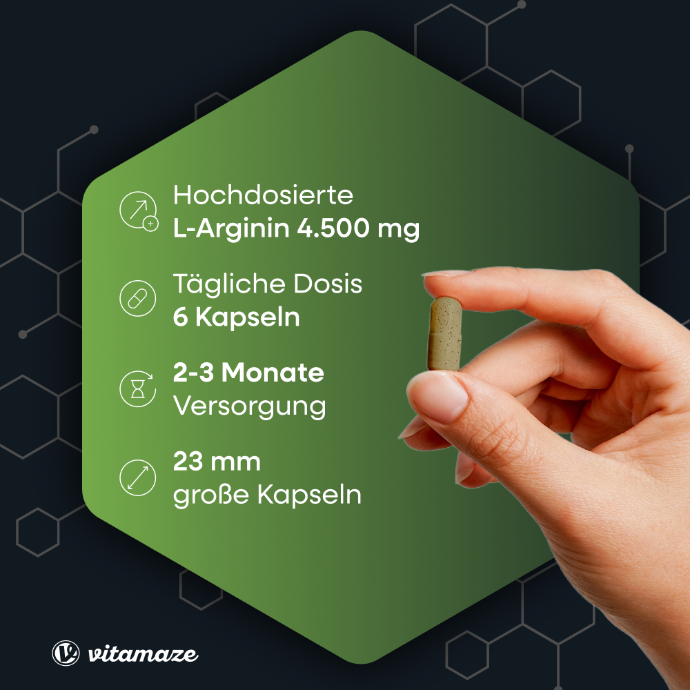 L-Arginin 4.500 hochdosiert (360 St)