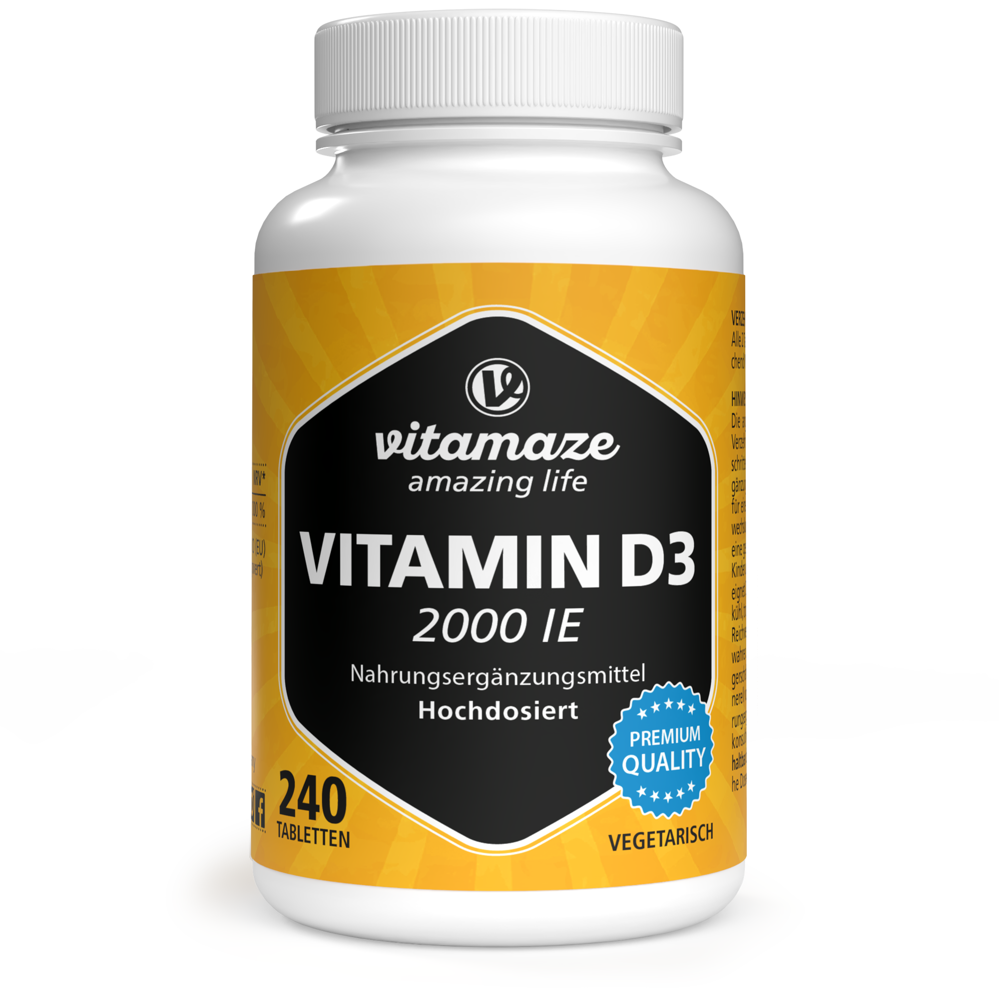Vitamin D3 2.000 IE hochdosiert (240 St)