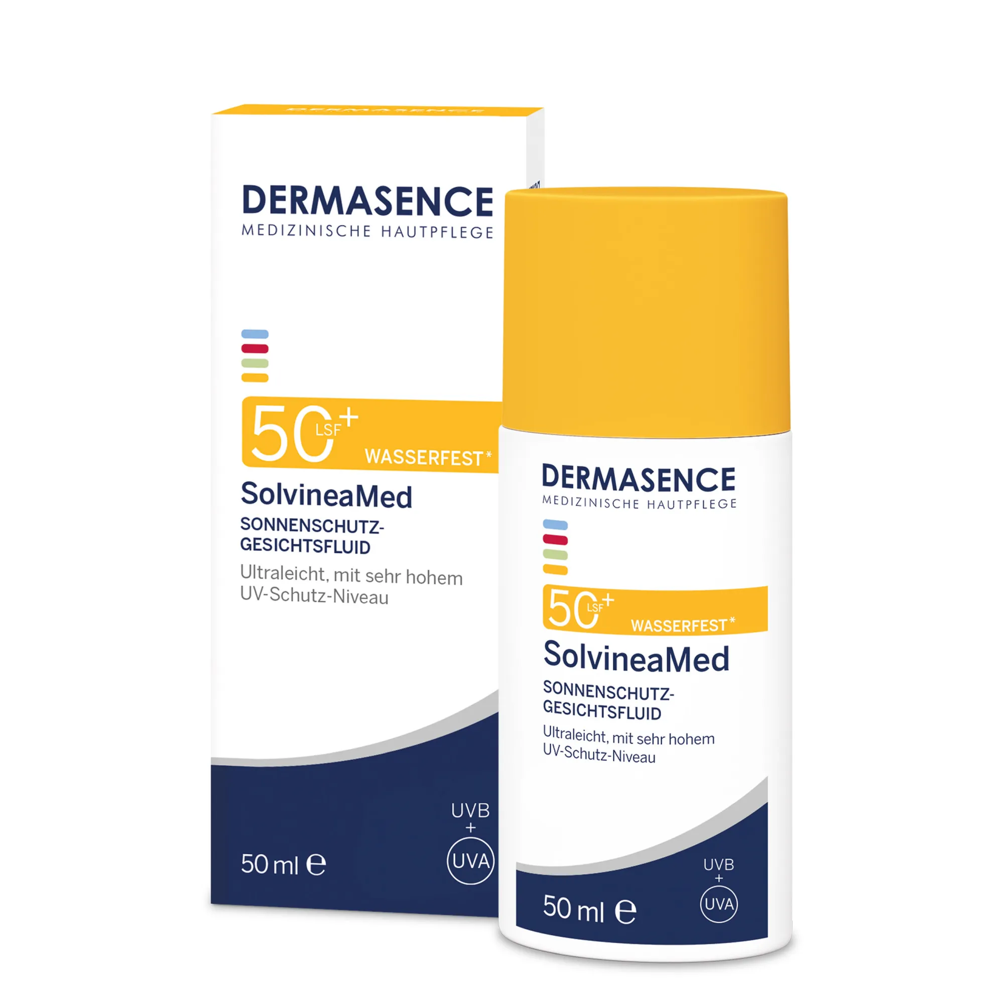 DERMASENCE SolvineaMed Sonnenschutz-Gesichtsfluid LSF 50+ (50 ml)
