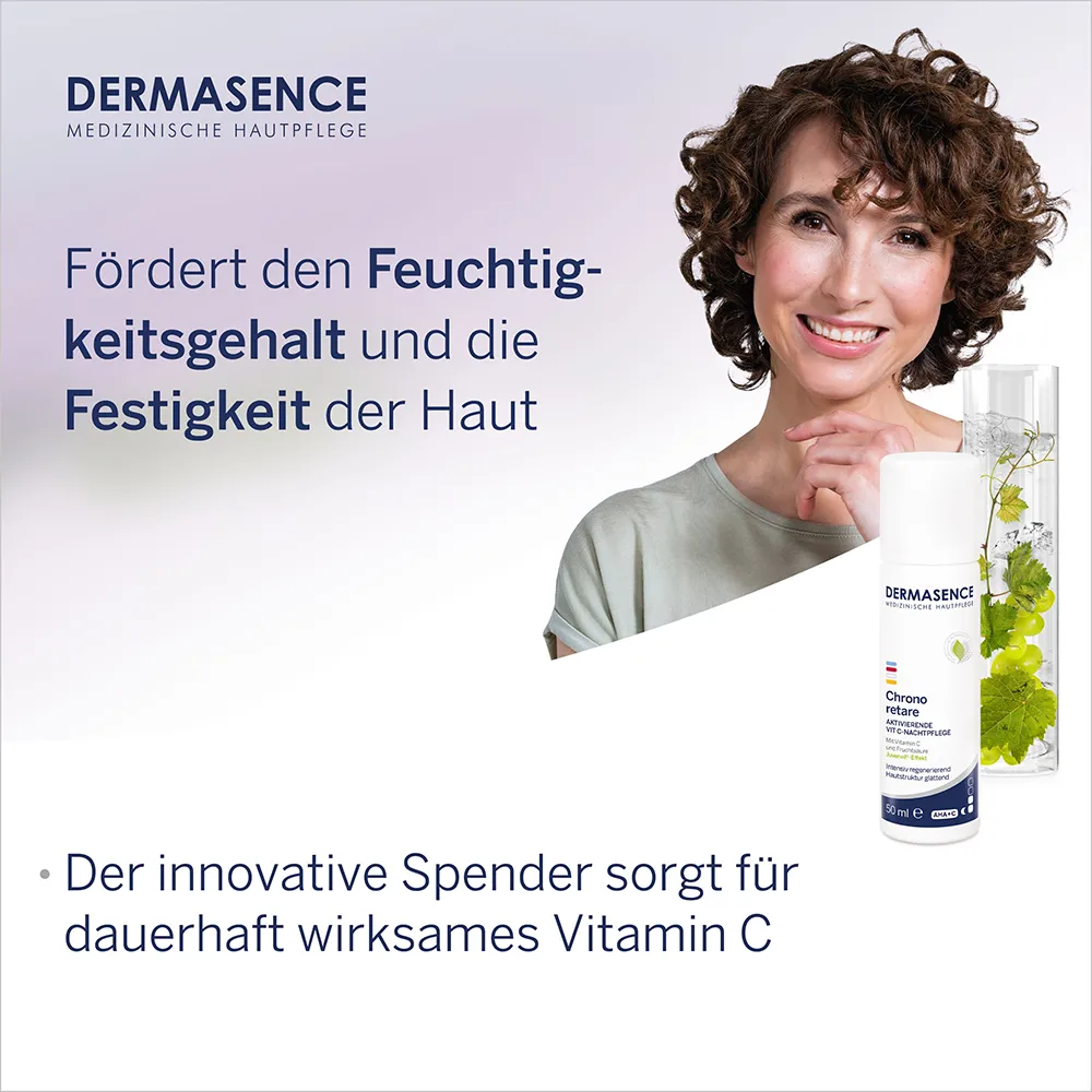 DERMASENCE Chrono retare Aktivierende VIT C-Nachtpflege (50 ml)
