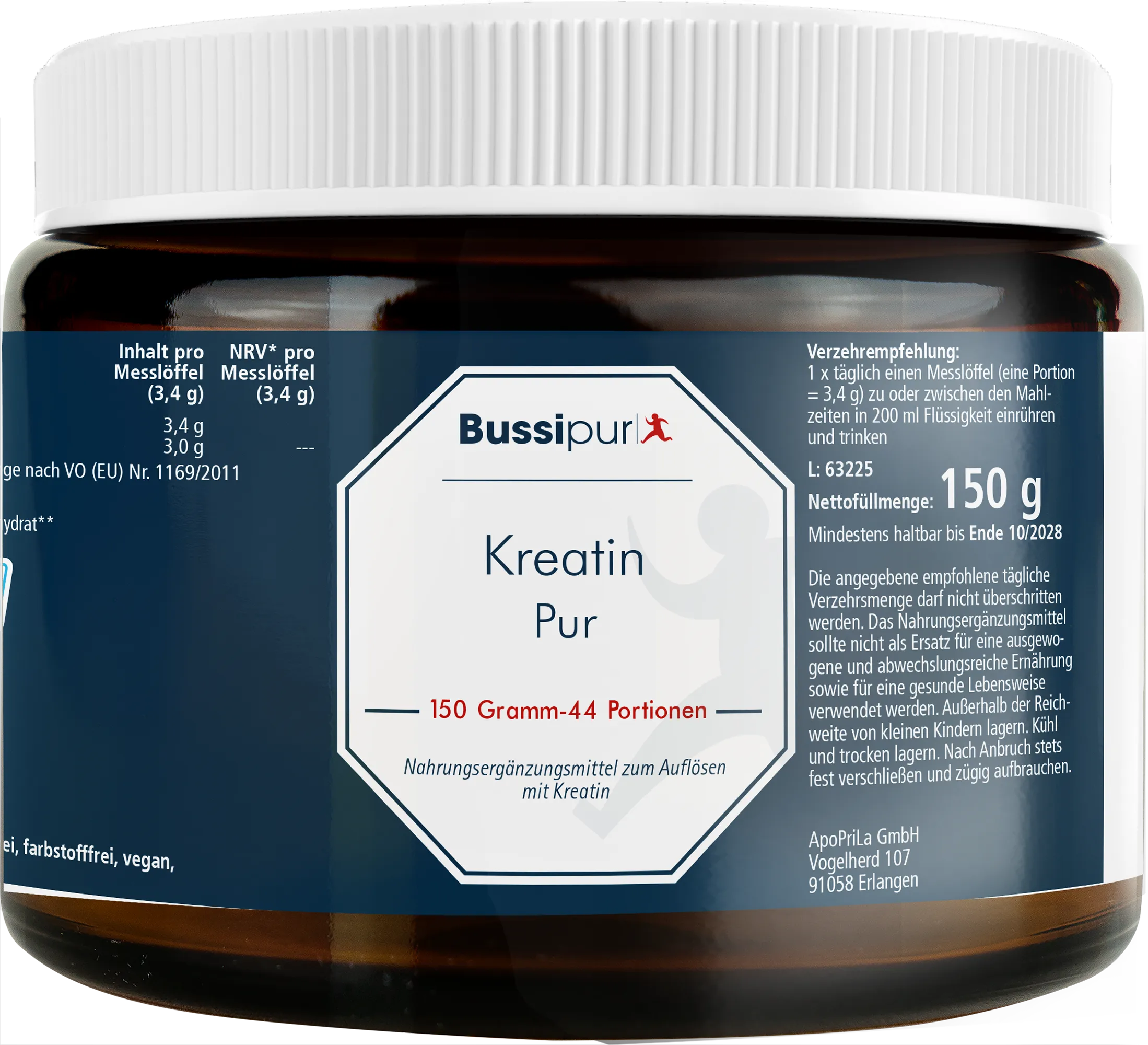 Bussipur Kreatin Pur (150 g)