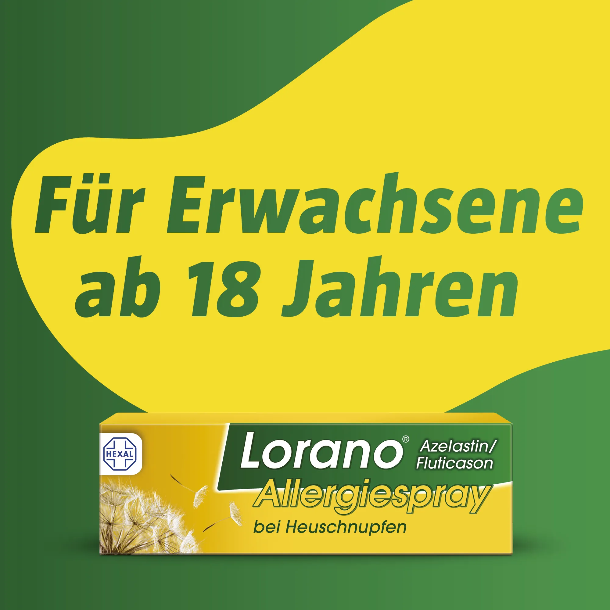 Lorano® Azelastin/Fluticason Allergiespray bei Heuschnupfen (23 g)