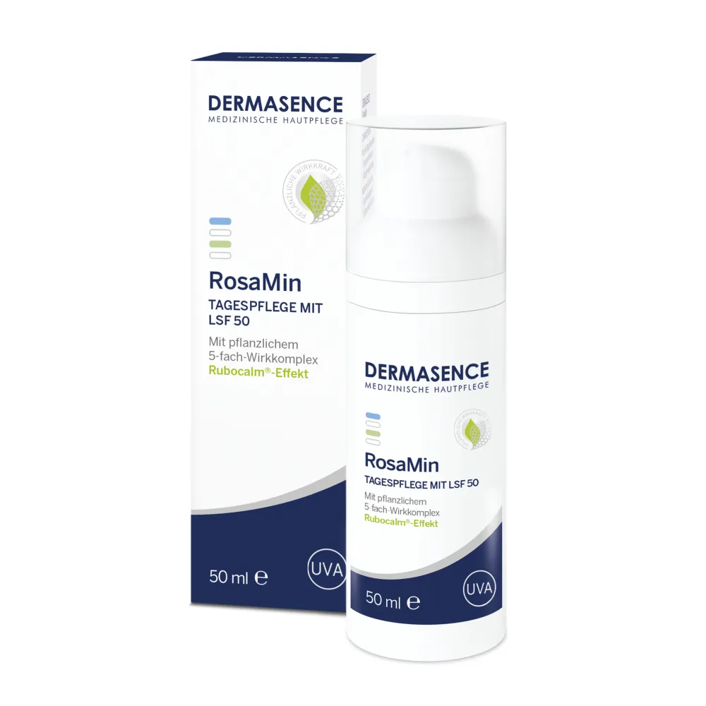 DERMASENCE RosaMin Tagespflege mit LSF 50 (50 ml)