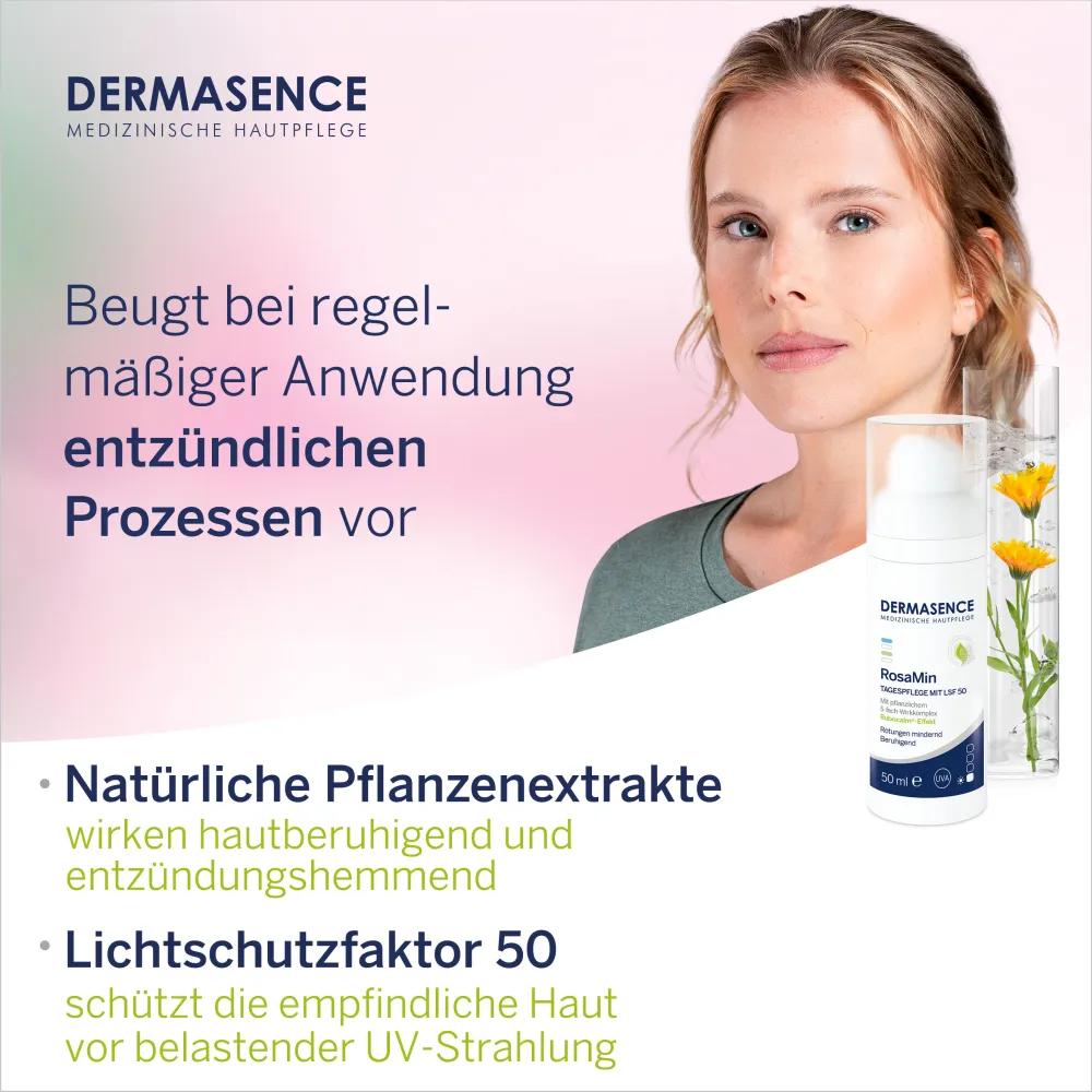 DERMASENCE RosaMin Tagespflege mit LSF 50